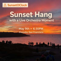 [SunsetOClock] Sunset Hang with a Live Orchestra Moment 🌅🎻
