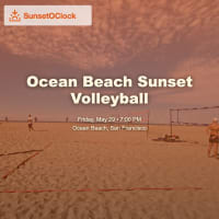 [SunsetOClock] Ocean Beach Sunset Volleyball 🏐 🌅