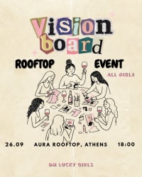 Sunset Vision Board Making