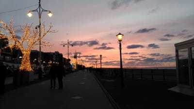Beach and Pier Sunset