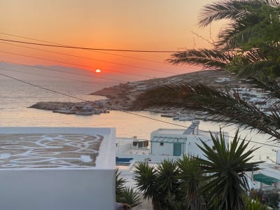Sunset in Donousa island, Greece