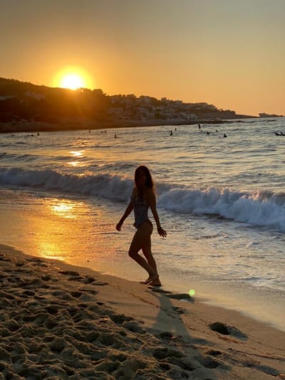 Mesakti Beach Sunset, Ikaria, Greece