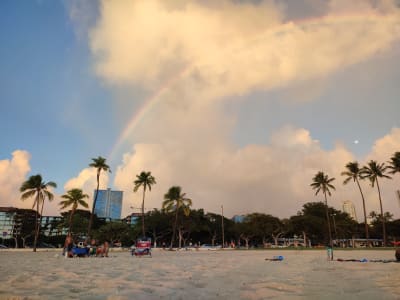 Ala Moana Beach Sunset