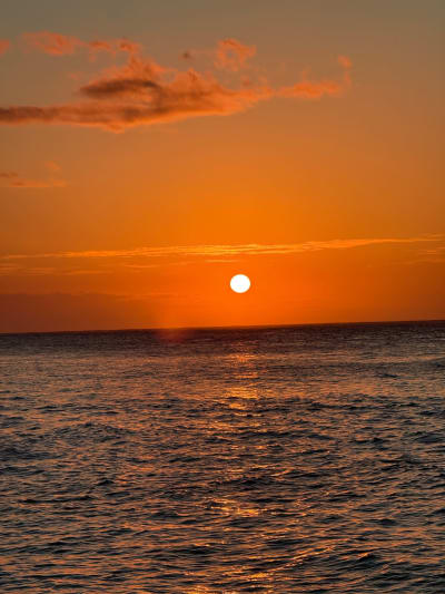 Tunnels Beach Sunset
