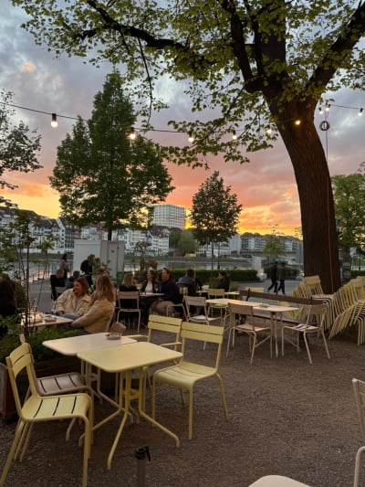 Walther bistrobar in Basel 🇨🇭🍹🌅
