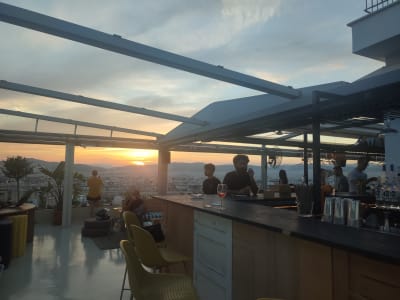 Aura Rooftop Bar Sunset