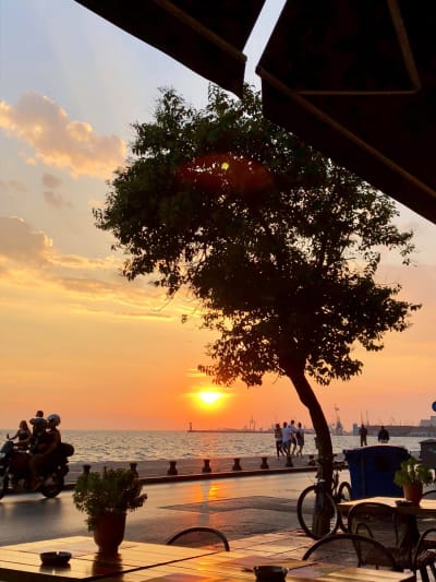 Thessaloniki Waterfront Sunset