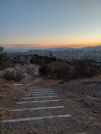 Pnyx hill Sunset
