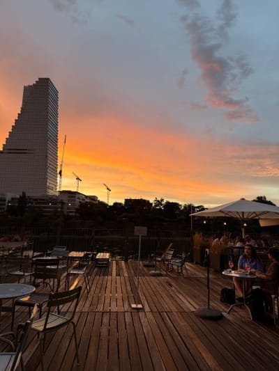 Le Rhin Bleu Sunset
