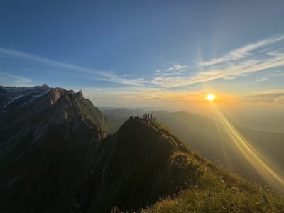 Schäfler Ridge Viewpoint Sunset 🌅🥾🇨🇭