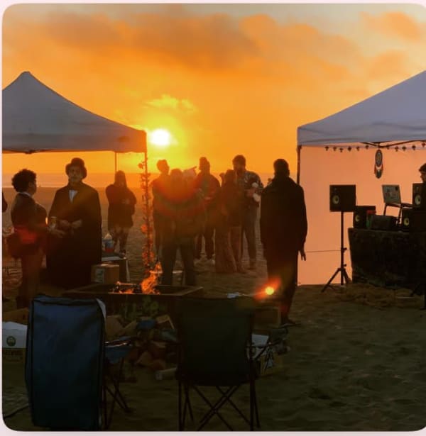 Frontier Tower Sunset Session at Ocean Beach