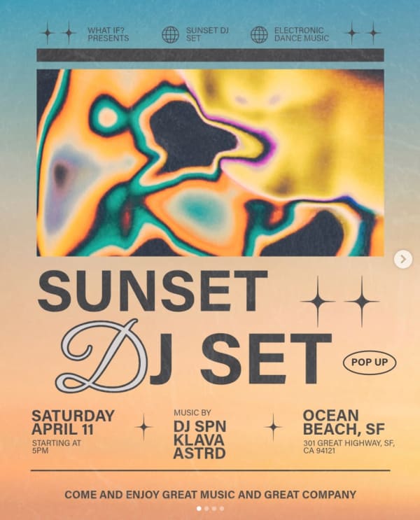 Ocean Beach Sunset DJ SET