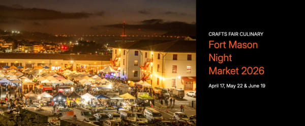 Fort Mason Night Market + nice sunset spot