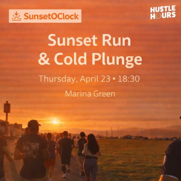 [SunsetOClock] Sunset Run & cold plunge 🌊🌅