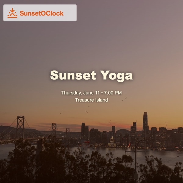 [SunsetOClock] Sunset Yoga 🧘🏻‍♀️ 🌅