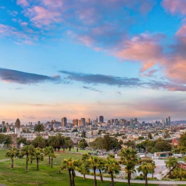 Sunset Picnic at Dolores Park