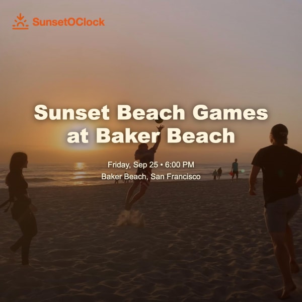 Sunset Beach Games at Baker Beach 🥏 🌅