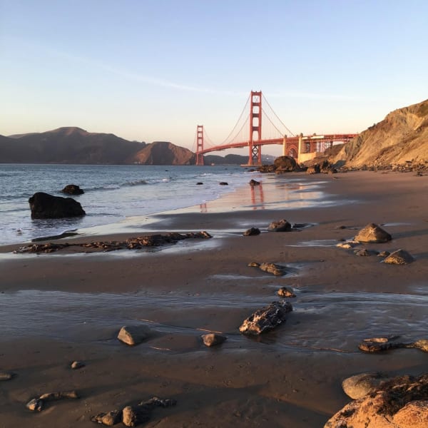 Three Beaches walk & sunset
