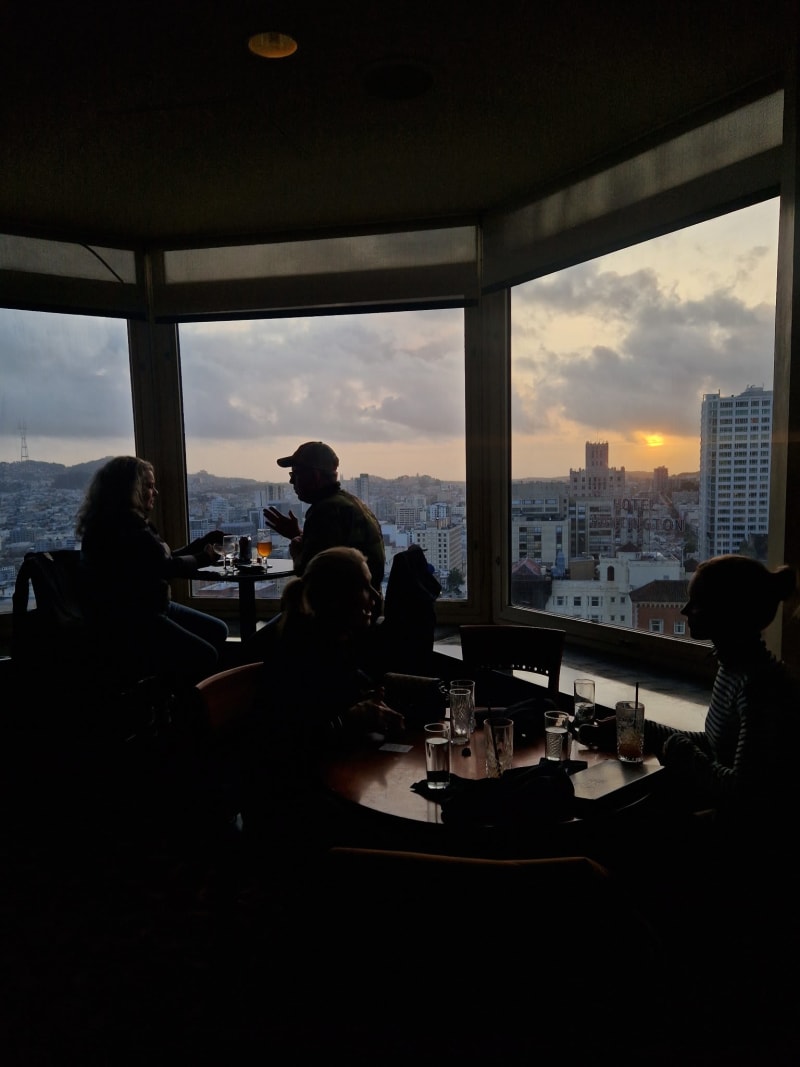 Rooftop sunset