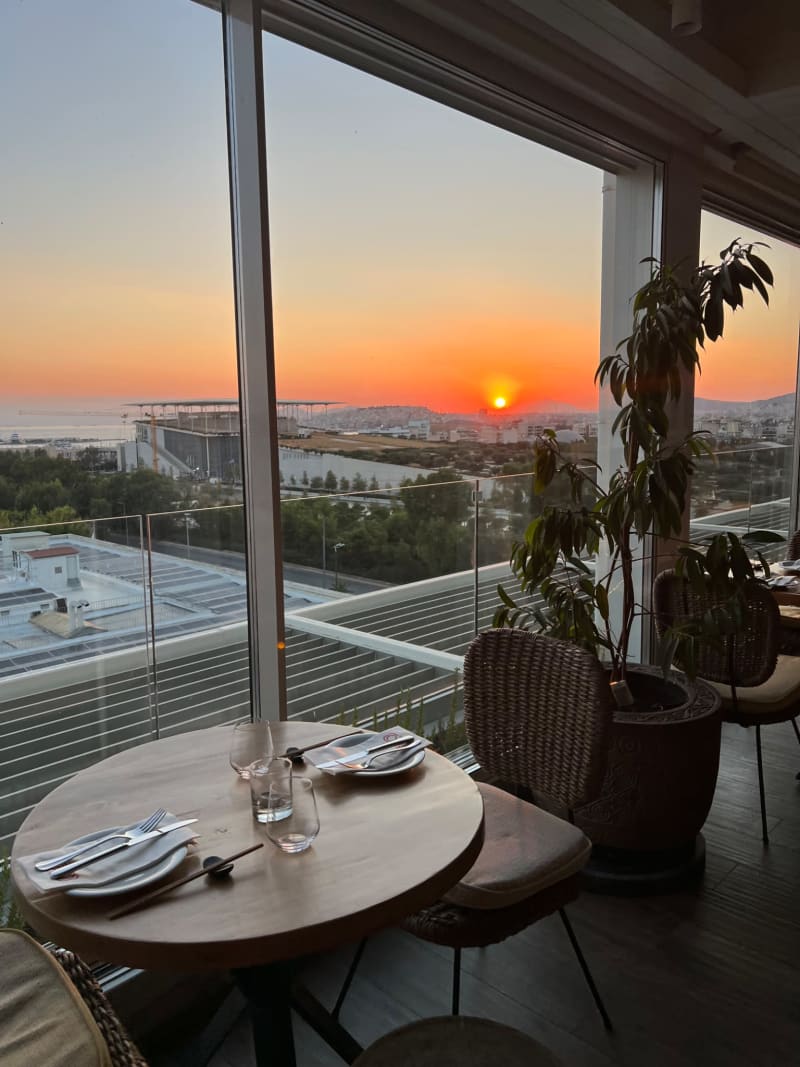 Athens Marriott Hotel Sunset