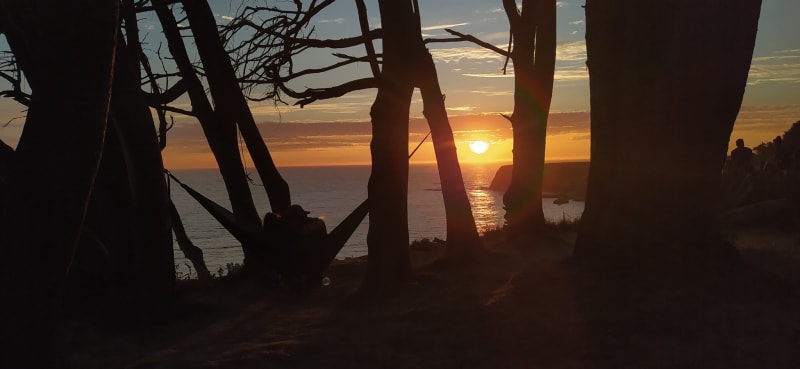 Davenport Beach Sunset