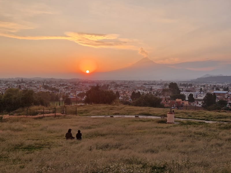 Great Pyramid Cholula Sunset