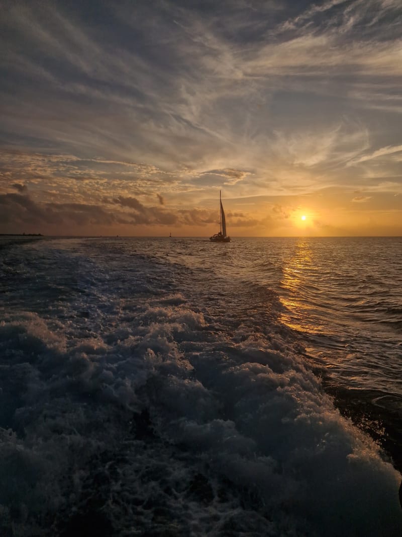 Cozumel Sailing Sunset