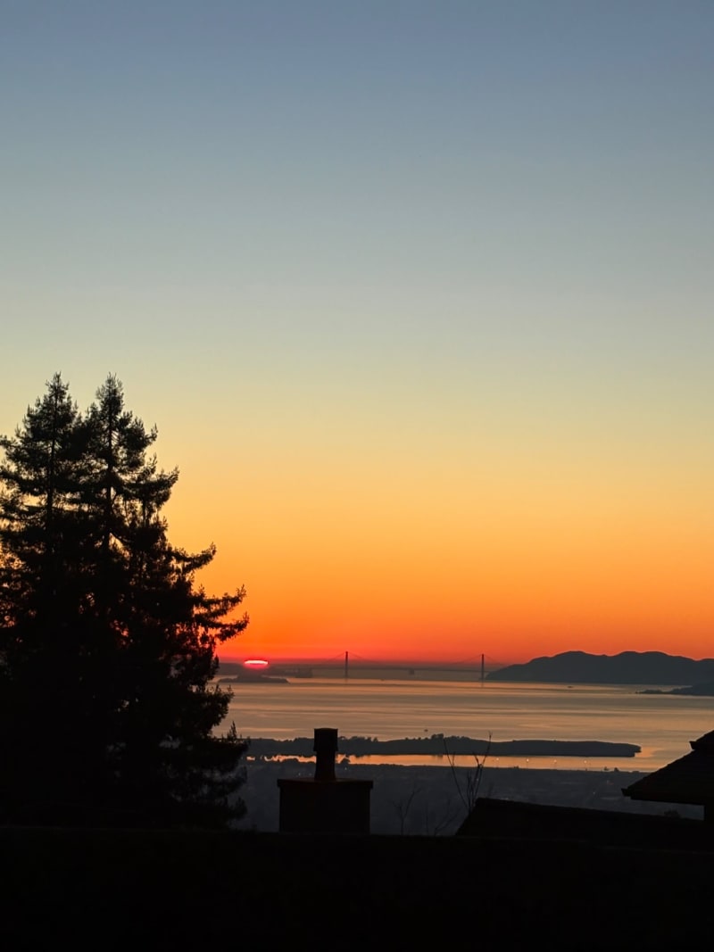 Cragmont Avenue Sunset