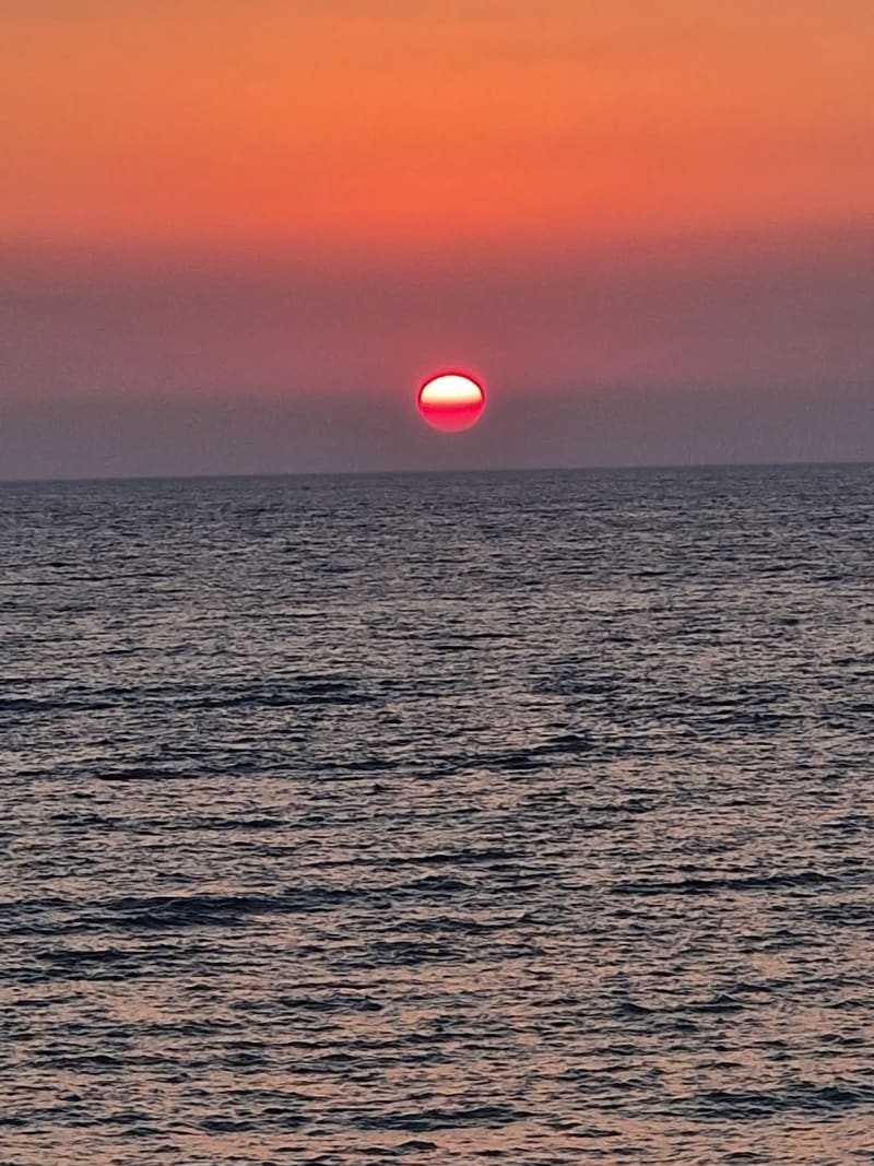 Temple of Dionysus Lesbos Sunset