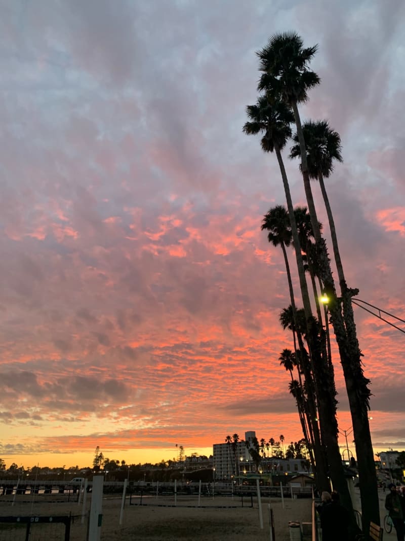 Santa Cruz Main Beach Volleyball Sunset