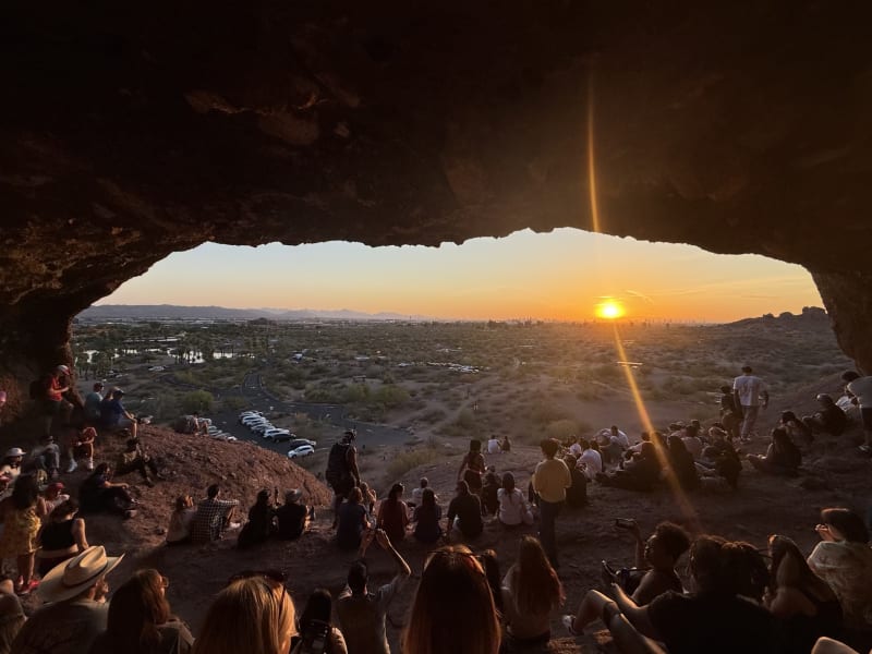 Hole in the Rock Sunset