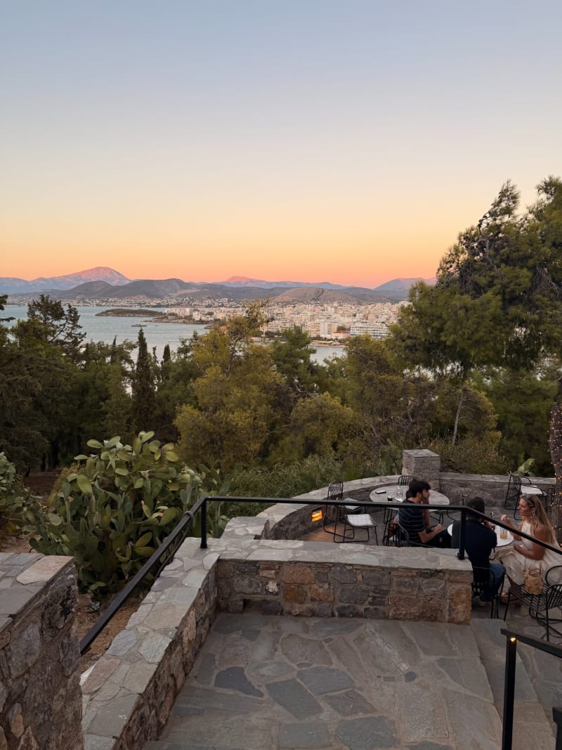 Castle cafe spot sunset