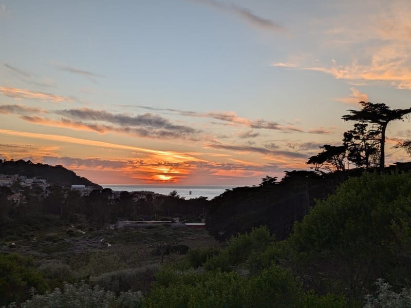 Lobos Valley Overlook Sunset