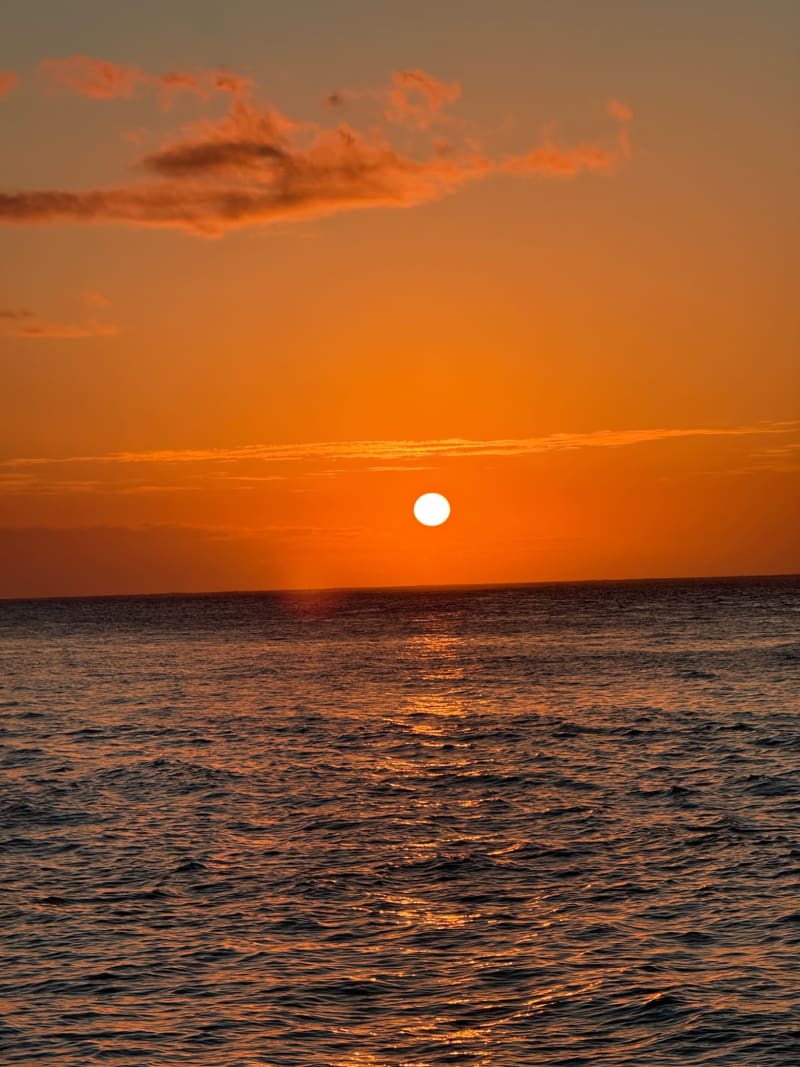 Tunnels Beach Sunset