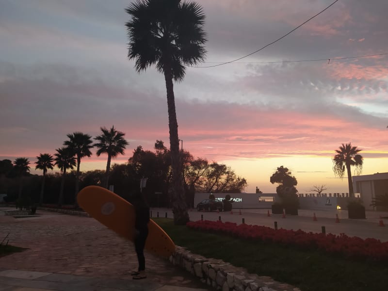 Paralia Vouliagmenis Sunset and Surfing