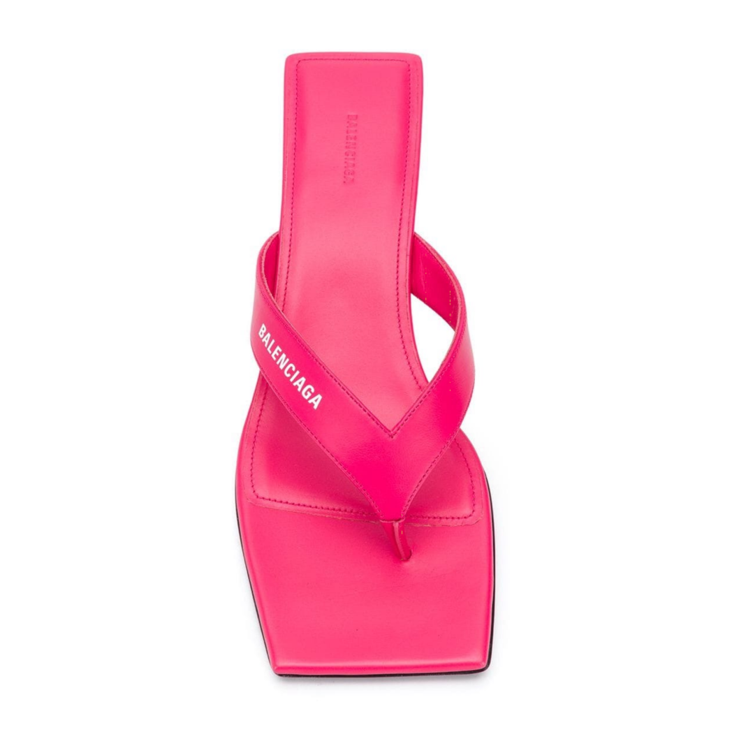 hot pink sandals low heel