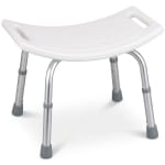 Banco Ducha de Aluminio con Altura Ajustable