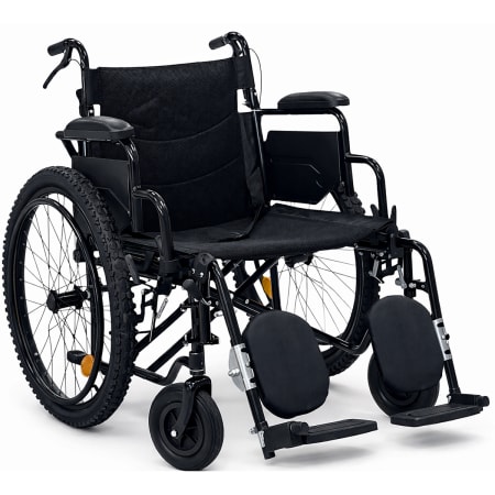 Silla De Ruedas Con Elevapierna Todo Terreno