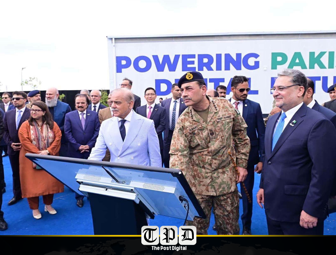 PM Shehbaz Sharif says the project will strengthen Pakistan’s cloud computing, data hosting, and digital services infrastructure while enhancing national cybersecurity capabilities.