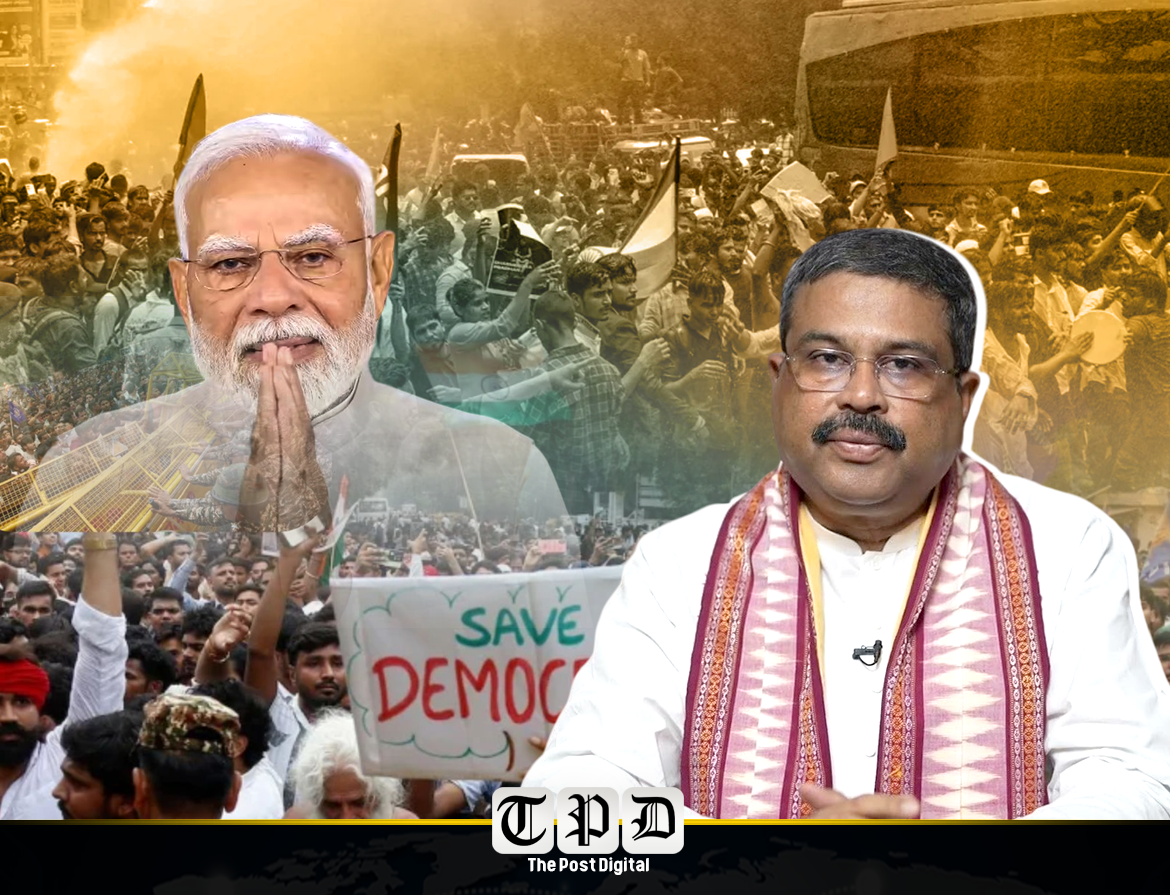 Dharmendra Pradhan steps down following weeks of youth-led demonstrations; Cockroach Janta Party hails the move as “a victory for democracy”