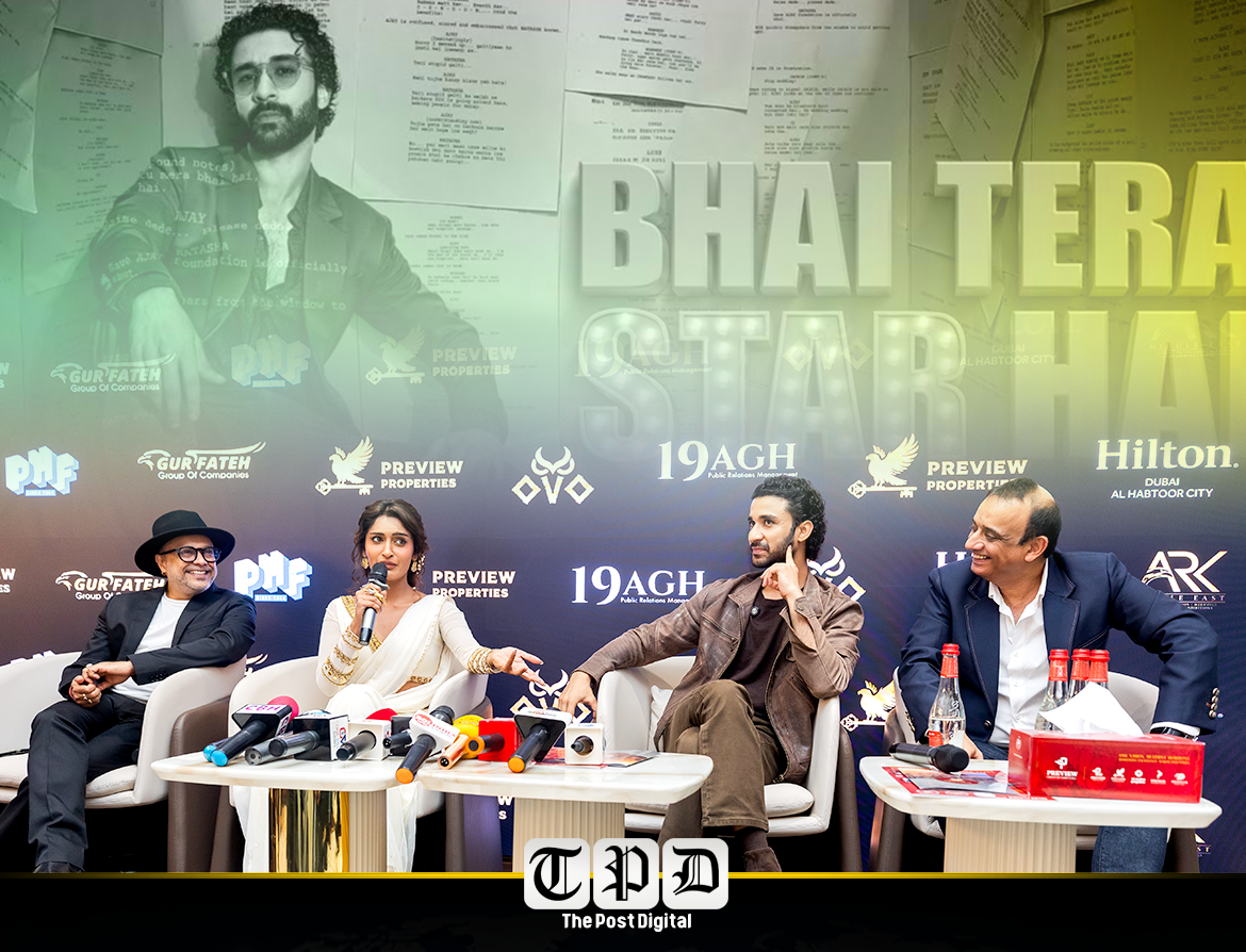 Raghav Juyal, Niharika NM, and director Vivek B. Agrawal launch the film’s international campaign, highlighting the UAE’s growing importance as a key overseas market for Indian cinema.