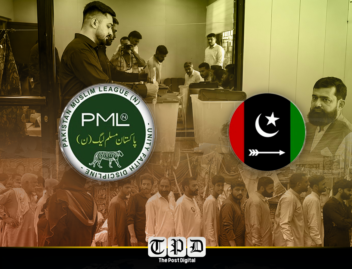 Unofficial and provisional results show Pakistan Muslim League-Nawaz leading the second phase of Azad Jammu and Kashmir Legislative Assembly elections.