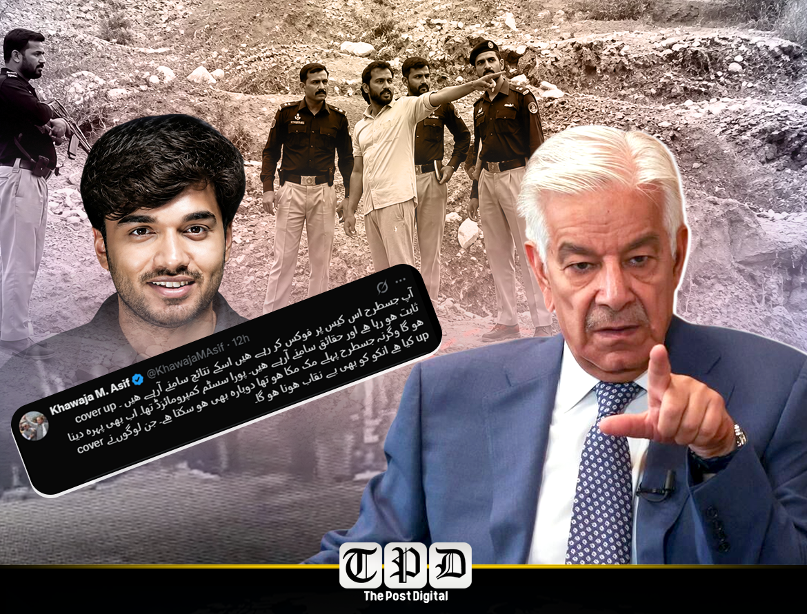 سوشل میڈیا پلیٹ فارم ’ایکس‘ پر بیان، وزیر دفاع نے پورے سسٹم کو کمپرومائزڈ قرار دے دیا