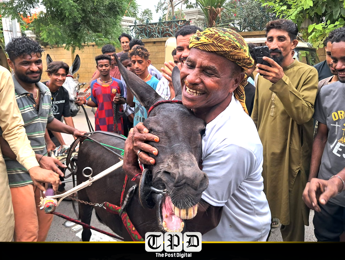 50 سے زائد گدھوں نے ریس میں حصہ لیا، ’’کوئل‘‘ فاتح قرار، ٹاور سے کمشنر ہاؤس تک مقابلہ ہوا