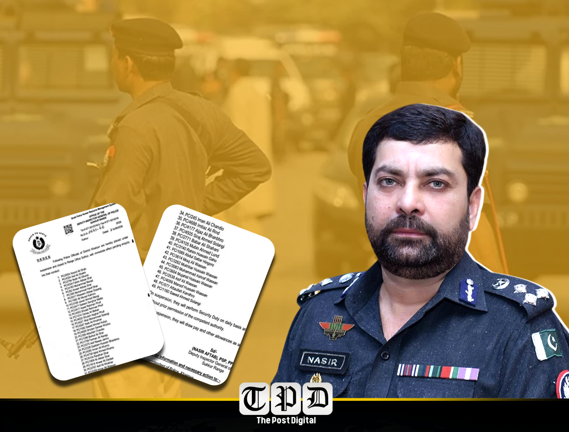 مہران ہائی وے پر مبینہ بھتہ وصولی اور پبلک ٹرانسپورٹ کو بلاجواز تنگ کرنے کے الزامات، معطل اہلکاروں کو رینج آفس سکھر رپورٹ کرنے کی ہدایت