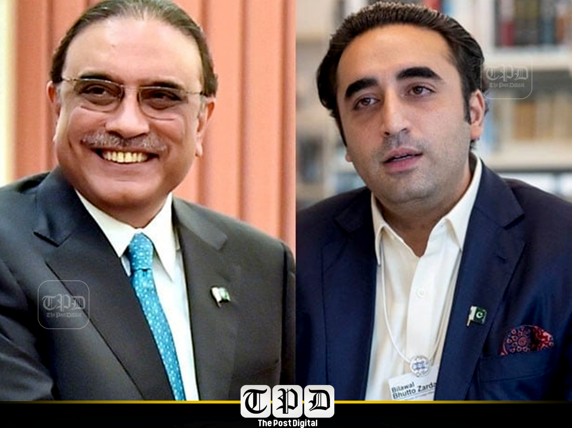 لندن: پیپلزپارٹی کے چیئرمین بلاول بھٹو زرداری کی صدر مملکت آصف علی زرداری سے اہم ملاقات، سندھ کی تقسیم کے معاملے پر پارٹی کے مؤقف پر سختی سے قائم رہنے کا فیصلہ کرلیا گیا۔