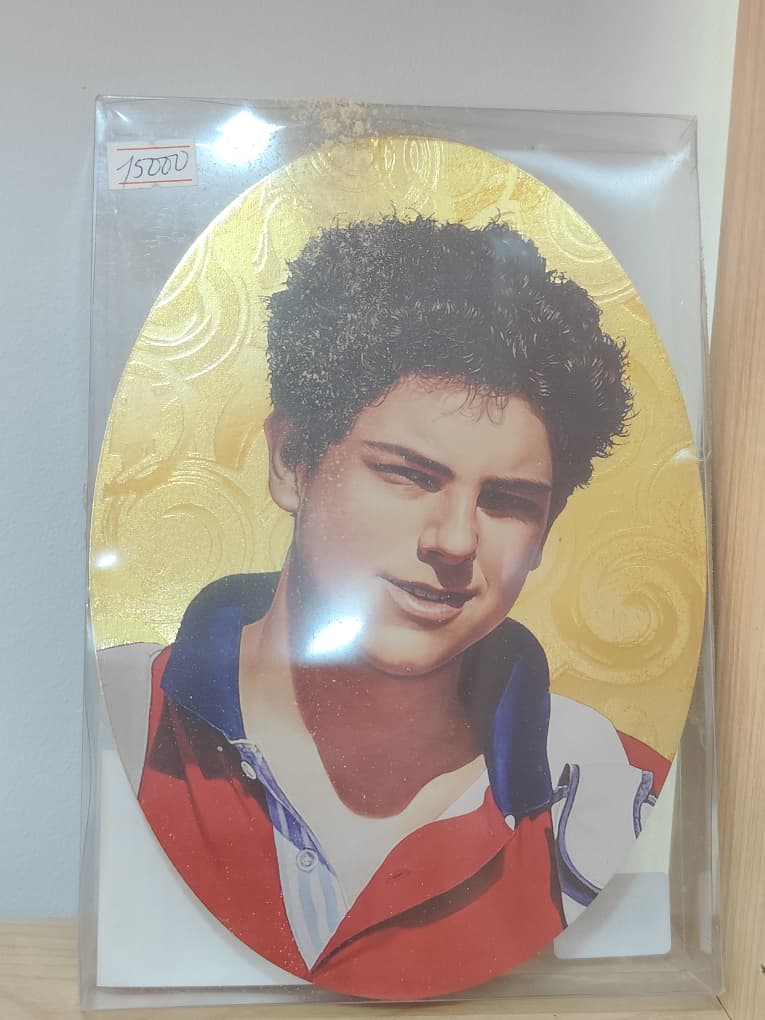 Portrait religieux Carlo Acutis (jeune saint / image dévotionnelle)