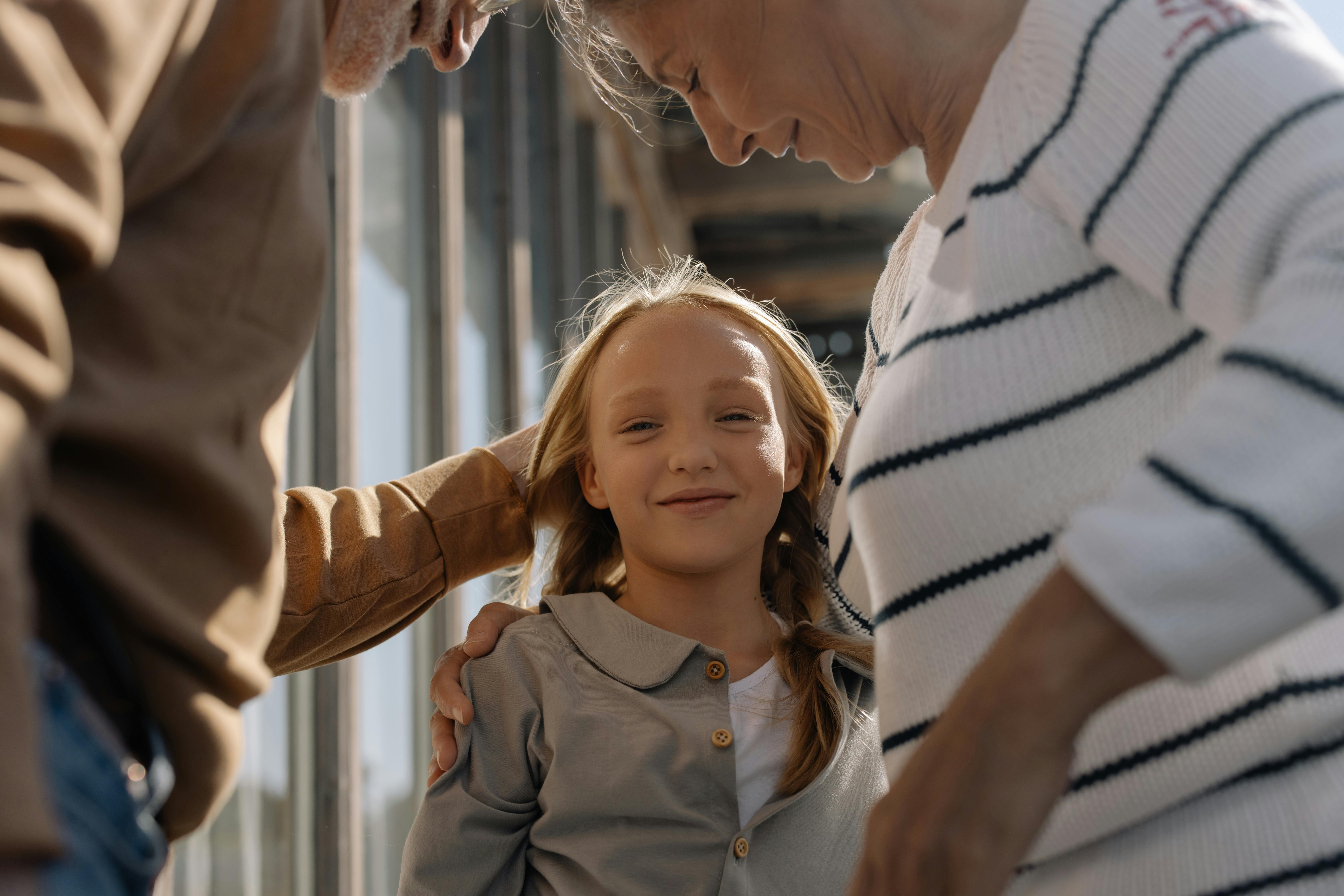 A serene, happy family, representing the peace of mind that comes with planning.