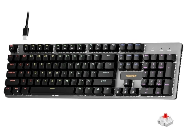 TECLADO MECANICO NEWMEN GM325PRO 100% RED NUEVO — TECLADO en Pasto, Nariño