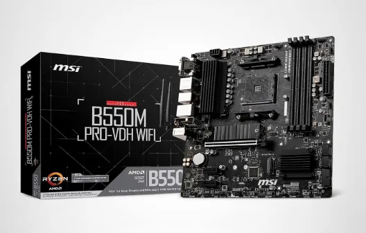 MOTHERBOARD MSI B550M PRO-VC WIFI AM4 PCIE 4.0